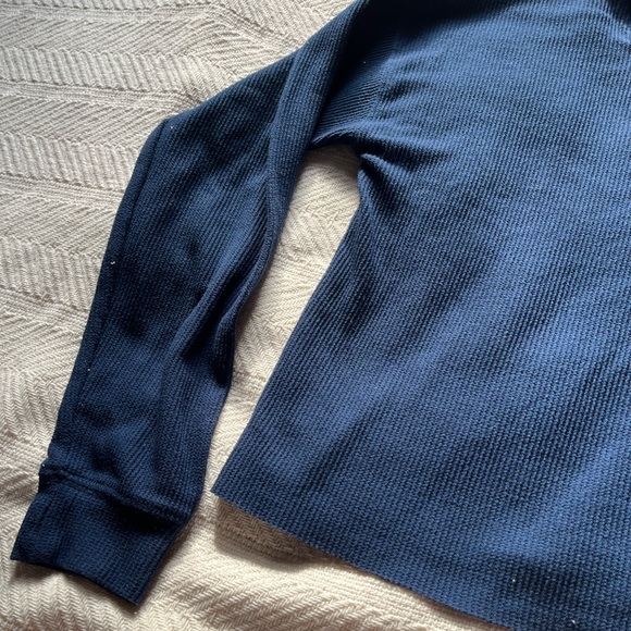 Forever 21 Blue Ribbed Longsleeve - Picture 3 of 3
